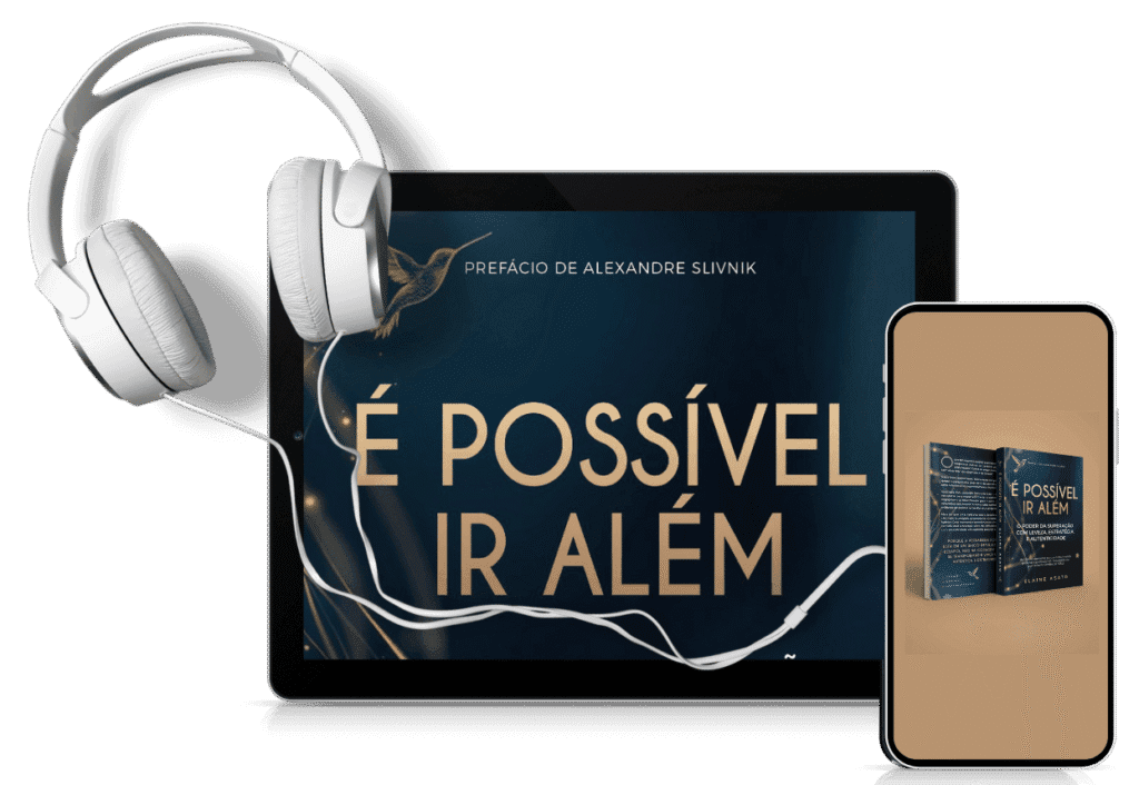 Capa do livro 'É Possível Ir Além' de Elaine Asato