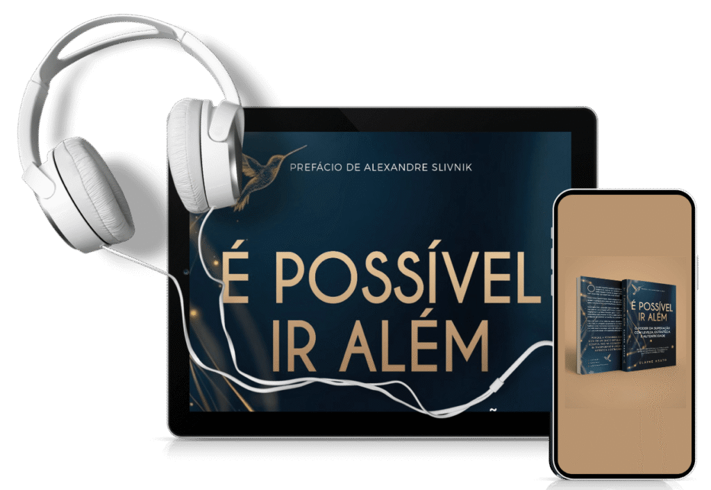 Capa do livro 'É Possível Ir Além' de Elaine Asato Capa do livro 'É Possível Ir Além' de Elaine Asato